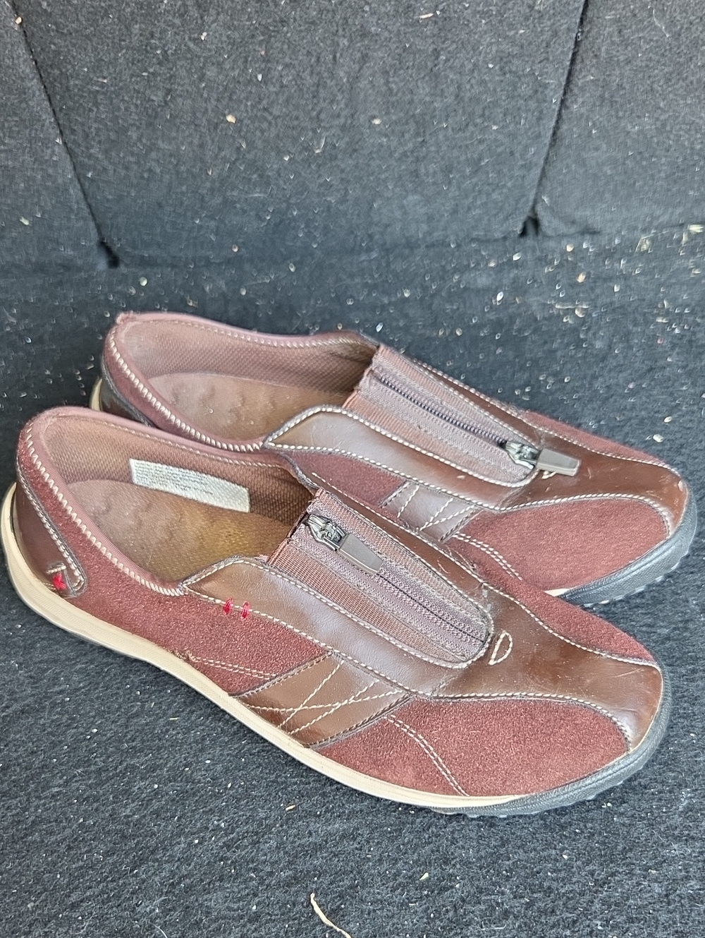 Brown Suede Casual Slip-On Shoes